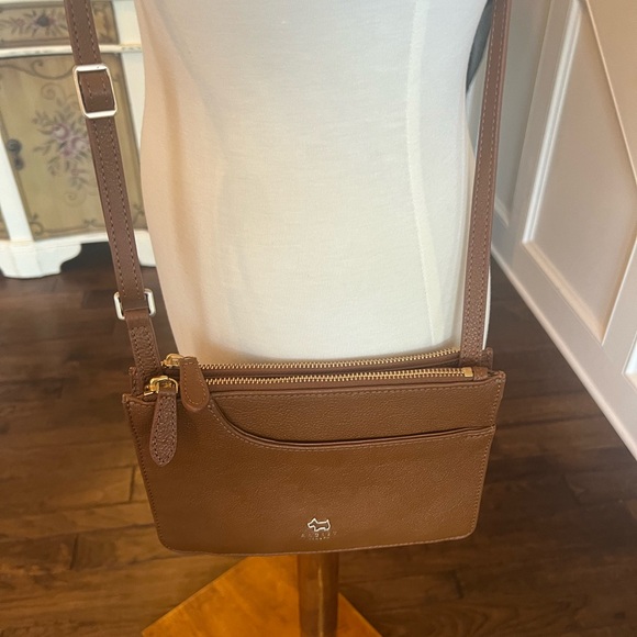 Radley London tan / brown crossbody purse 9” x 6” - Picture 3 of 10